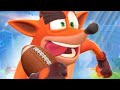 Crash Bandicoot Breaking Ankles In Football In Mario Party Superstars