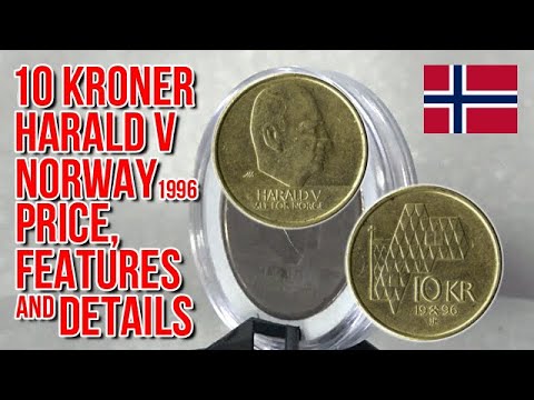 10 Kroner 1996 -  Harald V - Price, Features and Details