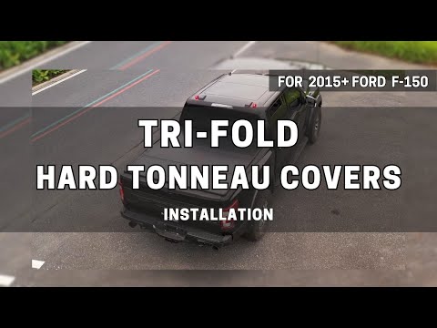 Installation on a Ford F-150 | MOSTPLUS Tri-Fold Hard Bed Cover (Aluminum)