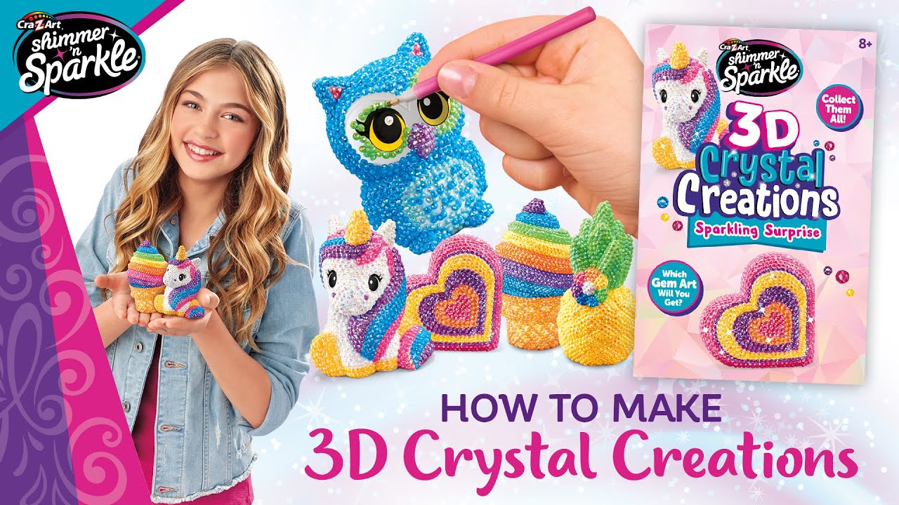 Shimmer n sparkle 3d crystal creations