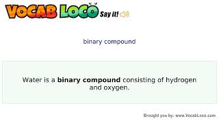 Video thumbnail for binary compound