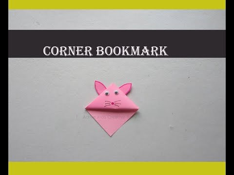 DIY Bunny Bookmark | How to make a Bunny Bookmark | Corner Bookmark