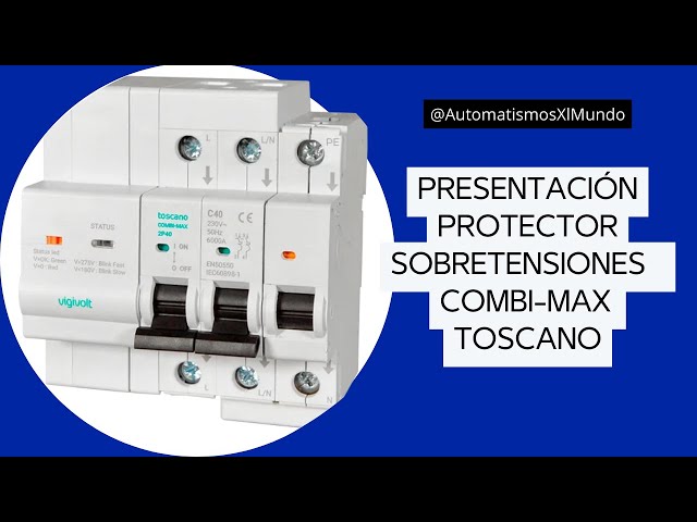 Vídeo relacionado con RASMACOR | TOSCANO V2T-15 | Protector Contra Sobretensiones Transitorias Monofásico | F+N 240Vac - 15KA Clase II | Toscano vigivolt 10002463 | 1 Módulo