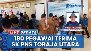 180 ASN Baru di Toraja Utara Terima SK, Bupati: Jangan Malas-Malas