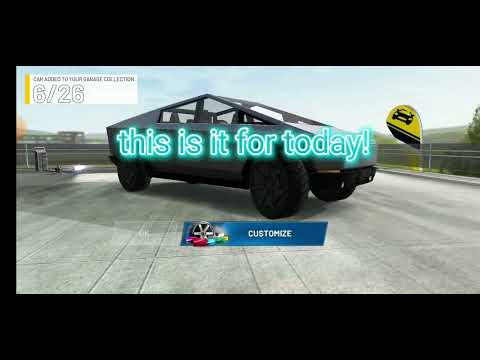 unlocking the tesla cybertruck! extreme car driving simulator