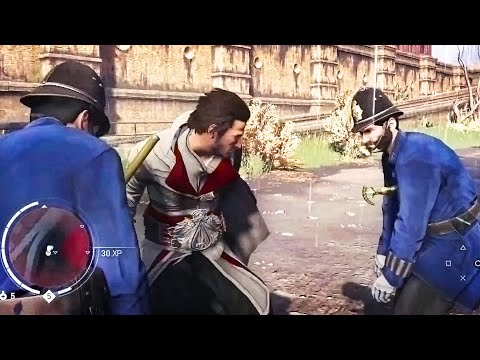 Assassin's Creed Syndicate: Ezio's Outfit Ruthless Combat & Undetected Perfect Stealth, Free Roam