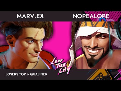 Low Tier City 2023 - Losers Top 6 Qualifier - Marv.EX (Luke) VS NopeAlope (Rashid) - SF6