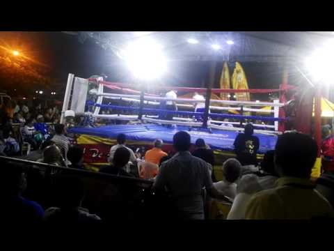 Último asalto. Carlos Rueda vs Alexander Espinoza. Búfalo Boxing. Nicaragua 2016