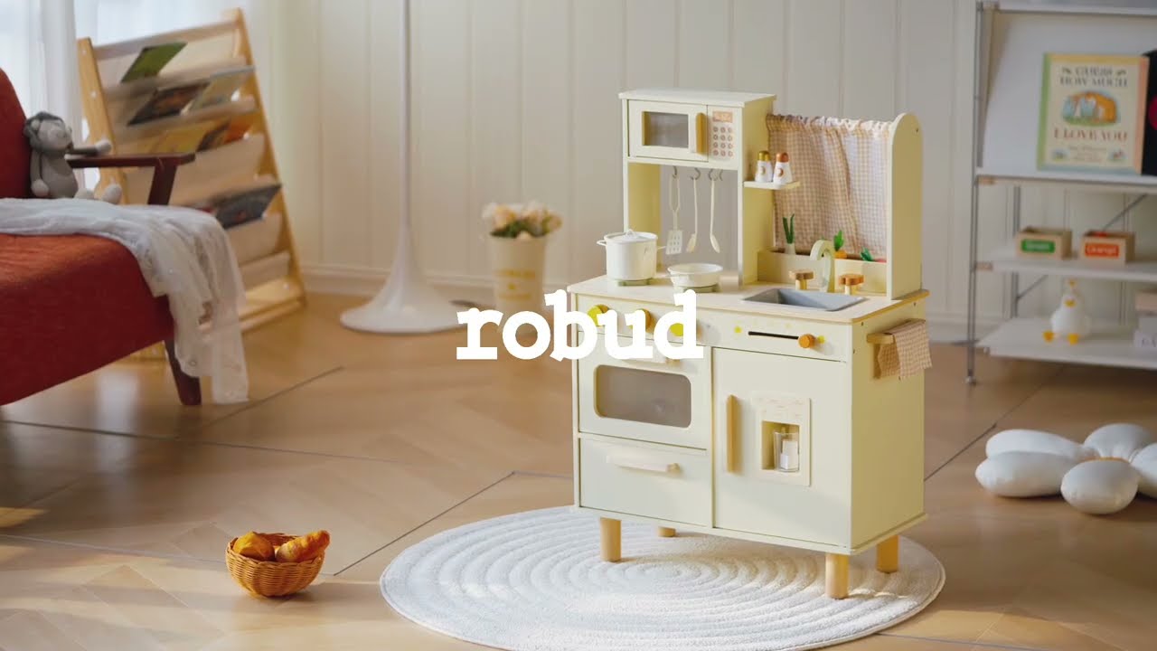 Robud ROBUD Mini-Spielküche Buttercup Gelb Holz Gelb