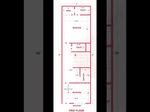 15*50 house plan | #soolya #soolyaconstruction #civil