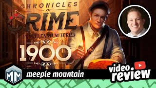Chronicles of Crime: 1900 - 8 Things You Need to Know - Review - Boardgame Brody