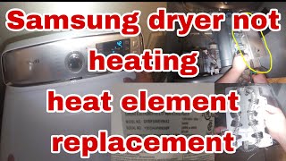 How to Fix Samsung Electric Dryer Not Heating at All | Model DV50F9A6EVW/A2