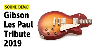 Video thumbnail for Gibson Les Paul Tribute (2019) - Sound Demo (no talking) by Guitar Bonedo