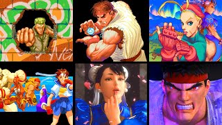 Street Fighter Opening Evolution (1987 - 2025) 4K 60ᶠᵖˢ