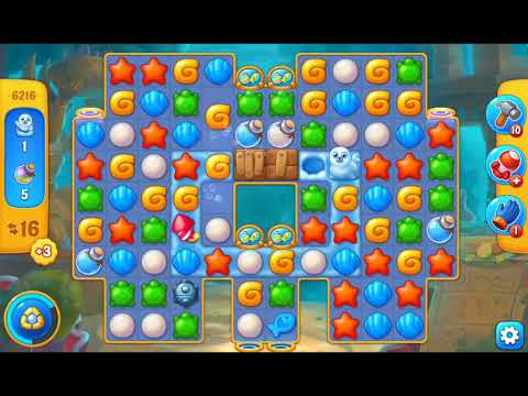 Fishdom 2021 - Level 6216   #playrix #fishdom #gaming