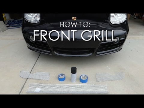 Porsche Cayman Mods: DIY Front Mesh Grill |Protect your Car!|