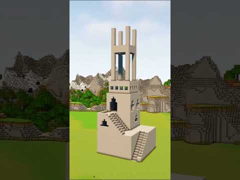 Insane Minecraft Tower Build - You Won't Believe How We Removed the Mountain! #Gaming