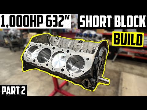 1,000HP N/A 632" - Short Block Assembly - Part 2