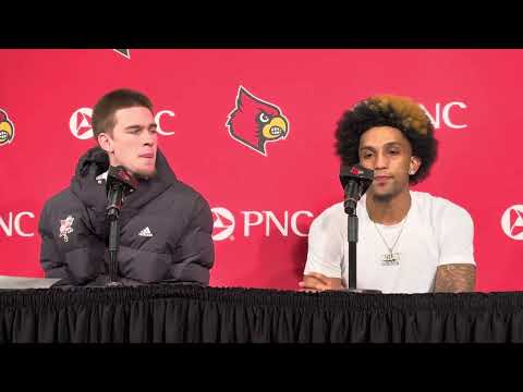 Louisville F Noah Waterman, G Chucky Hepburn Postgame Presser vs. Ole Miss (12/3/24)