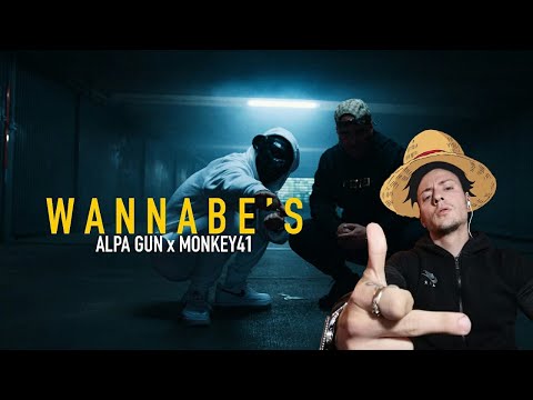 🔥💯WAS EIN BRETT💯🔥ALPA GUN X MONKEY41 - WANNABE'S (prod. by ESHINO) Reaction by MaFuBra
