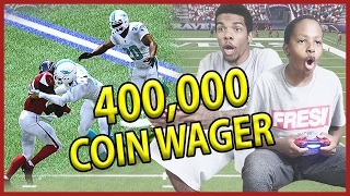 HIGH STAKES 400,000 COIN WAGER!! - MUT Wars Ep.49 | Madden 17 Ultimate Team