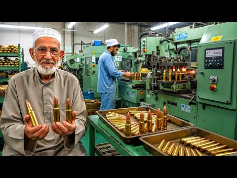 How Hundreds of 9mm Ammo Bullets Are Manufactured - Amazing Production Process |