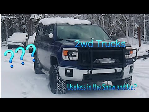 2wd Trucks are Useless in the Snow & Ice?
