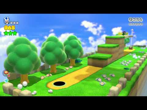 Super Mario 3D World (Switch) 7-2 100% Speedrun - Time: 50 (WR)