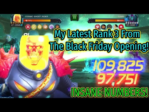6 Star Rank 3 Cosmic Ghost Rider Madness!! Broken Damage! | Marvel Contest Of Champions