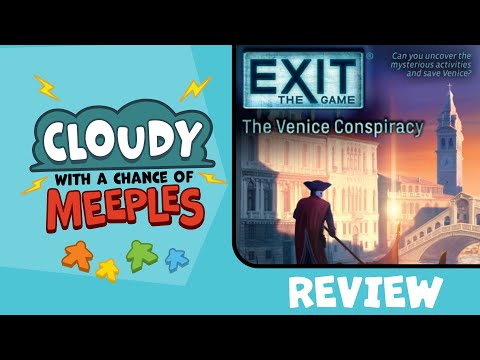 Exit: The Game - The Venice Conspiracy Review - Cloudy with a Chance of Meeples
