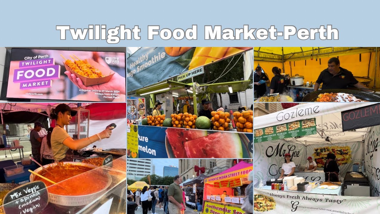 Embark on a walking tour across Twilight Food Markets.
