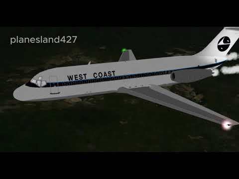 West Coast Airlines Flight 956 - Roblox Crash Animation