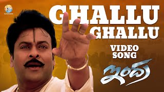 Ghallu Ghallu Full Video Song  Indra  Chiranjeevi 