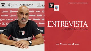 ENTREVISTA | Pré-jogo: JEC x Carlos Renaux | Entrevista com o técnico Cristian de Souza.