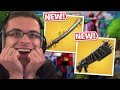 Nick Eh 30 Reacts To The NEW Wood Stake Shotgun, Pumpkin Launcher & Sword!