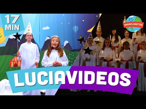 Lucia med Barnkammarkören och Minikompisarna