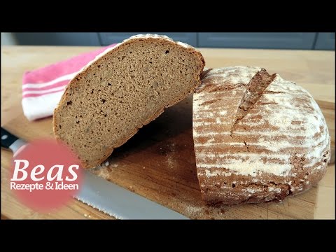 Roggenmischbrot Rezept | Brot backen | Mit Sauerteig selber machen