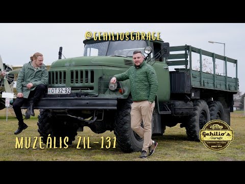 OT ZIL-131, hatezer köbcenti, V8 benzin és MUZEÁLIS minősítés! Így is lehet nézni ilyen szörnyekre.