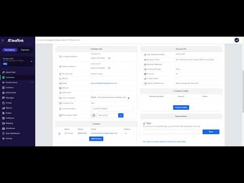 Leaflink Tutorials Adding And Editing Customers