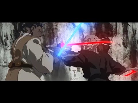 The Elder vs Padawan Dan Star Wars Visions Season 1 Episode 7 “The Elder”