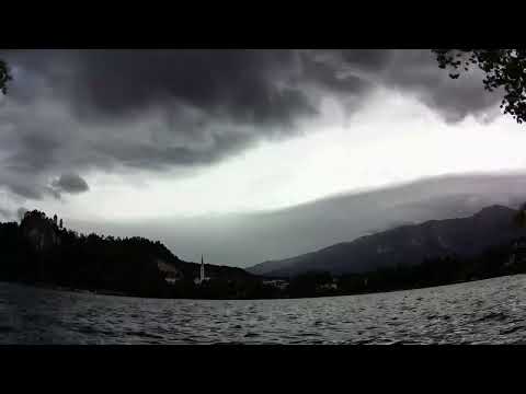 Lenticularis clouds around Bled