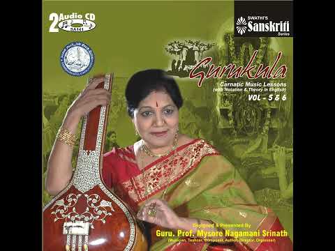 Carnatic Music Lessons by Prof Mysore Nagamani Srinath - Jathiswara 2   Mysore Veena Seshanna