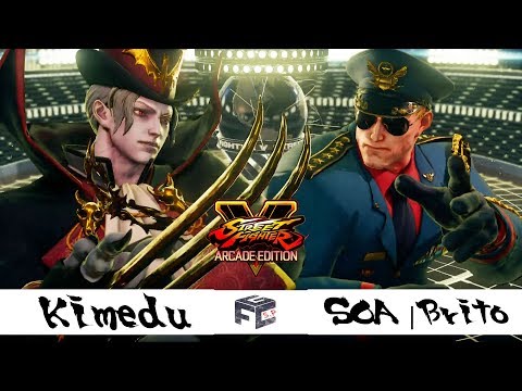 Street Fighter V: Arcade Edition - Kimedu (Vega) vs SOA|Brito (Guile) - FT5