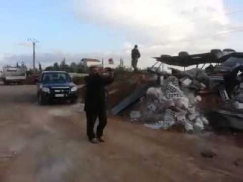 جولة داخل حاجز أم المياذن بعد السيطرة عليه من قبل لواء مغاوير الجنوب ضمن معركة الطريق إلى دمشق