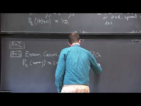 Critical Behaviour in Long-Range and Hierarchical Percolation - Tom Hutchcroft