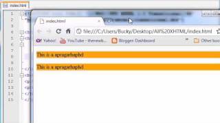 XHTML and CSS Tutorial - 23 - Margin