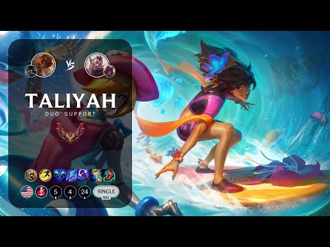Taliyah Support vs Rakan - NA Grandmaster Patch 13.4