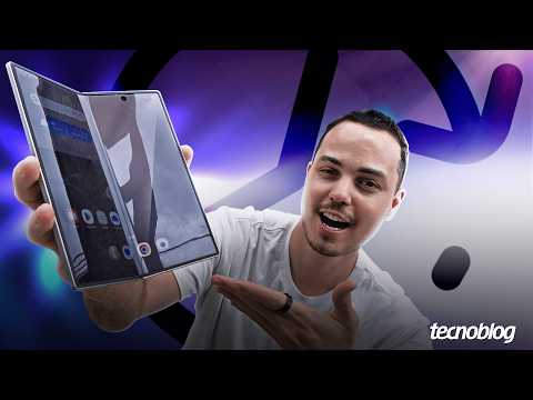 Primeiras imagens do trifold da Samsung vazam na web • Tecnoblog