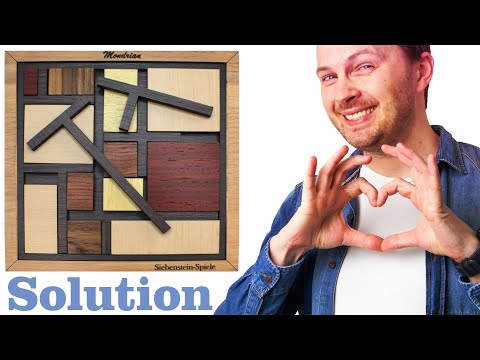 Mondrian from Siebenstein Spiele - Solution