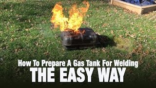 Jeep Cj5 Project - Preparing A Gas Tank For Welding - THE EASY WAY